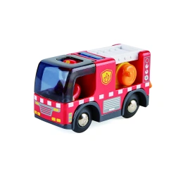 Пожежна машина з сиреною Hape - зображення