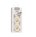 Pack 3 Chupetes BIBS Try-It  Ivory