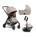 Cochecito completo Joolz Hub2 silla + capazo + silla de coche - Sandy taupe