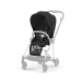 Універсальна коляска 2 в 1 Cybex Mios люлька Deep Black + прогулянка Sepia Black (шасі Chrome) | KIDSLINE-63 - зображення