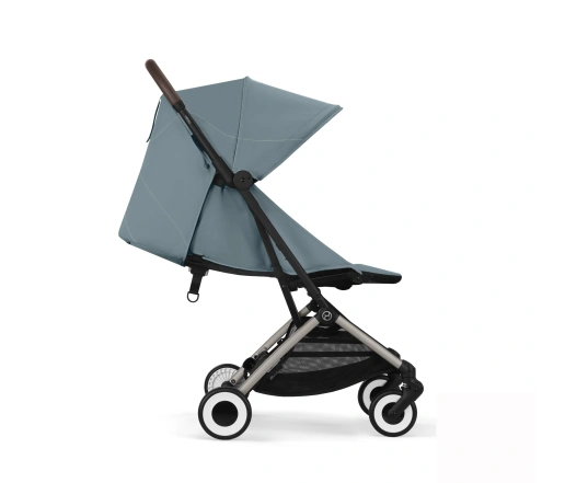 Прогулянкова коляска Cybex Orfeo TPE Stormy Blue + Дощовик