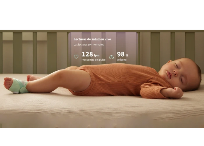 Розумний монітор-шкарпетка для немовлят OWLET Dream Sock + камера Cam2 - EU - Mint-48 Розумний монітор-шкарпетка для немовлят OWLET Dream Sock + камера Cam2 - EU - Mint-48 - зображення