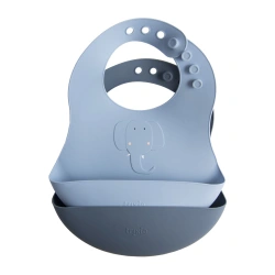 Silicona babero 2-pack Trixie - Mrs. Elephant - imagen