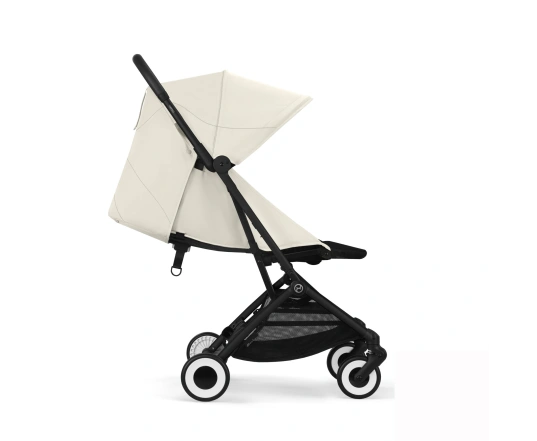 Прогулянкова коляска Cybex Orfeo BLK Canvas White + Дощовик
