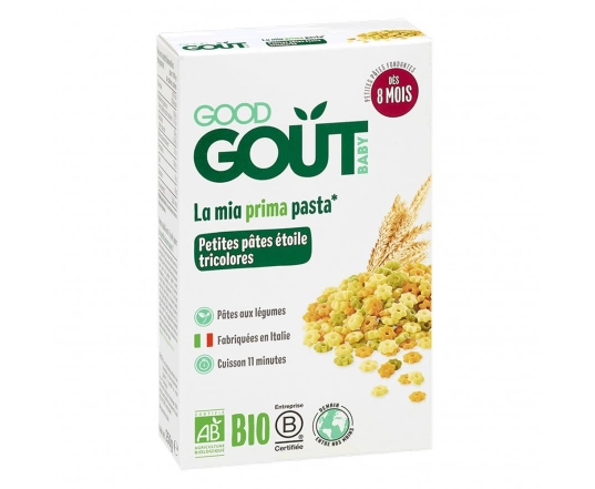 GOOD GOUT pasta tricolor ecológica