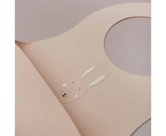 Silicona babero 2-pack Trixie - Mrs. Rabbit