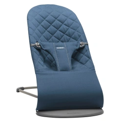 Крісло-шезлонг Bliss BabyBjörn (тканина бавовна) - Темно-синій - зображення