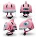 Casco Crazy Safety Pink Shark (con linterna)