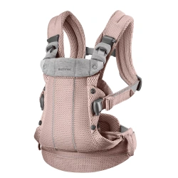 Рюкзак-кенгуру Bebé Harmony BabyBjörn (тканина сітка) - Пастельно-рожевий - зображення