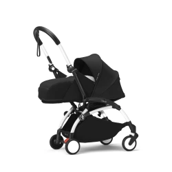 Cochecito silla + capazo Stokke YOYO³ Black (Chasis Blanco) - imagen