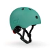 Casco infantil Scoot and Ride 51-55 cm (S-M) Gris verde (con linterna)-22 Casco infantil Scoot and Ride 51-55 cm (S-M) Gris verde (con linterna)