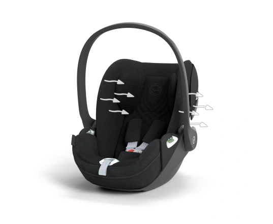 Автокрісло Cybex Cloud T-iSize Plus 0-13кг - Sepia Black