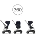 Silla de paseo Cybex Eezy S Twist Plus 2 - SLV Dark Blue-23 Silla de paseo Cybex Eezy S Twist Plus 2 - SLV Dark Blue