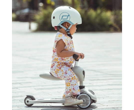 Patinete Scoot and Ride de la serie Highwaykick-1, gris claro, 1-5 años