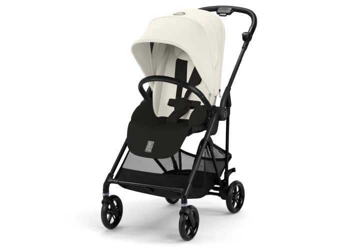 Прогулянкова коляска Cybex Melio Carbon - Canvas White-40 Cybex Melio Carbon Canvas White