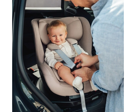 Silla de coche Britax Römer DUALFIX PRO M LUX - linen grey