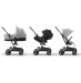 Універсальна коляска 2 в 1 Cybex Eezy S Twist+2 із люлькою Cot S - Fog Grey