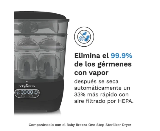 Sterylazer + Dryer Advanced BABYBREZZA - BLACK