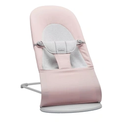 Крісло-шезлонг Balance Soft BabyBjörn (тканина бавовна/джерсі) - Світло-рожевий - зображення