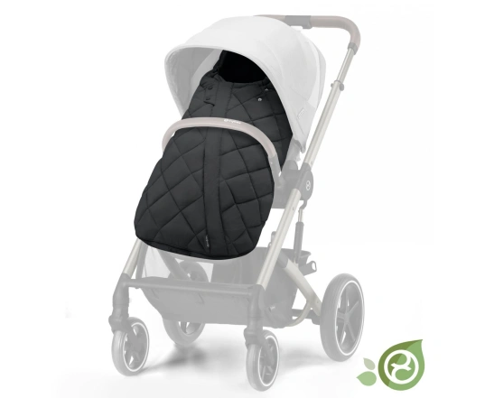 Saco cubrepiernas Cybex Snøgga 2 Conscious Collection - Moon Black 
