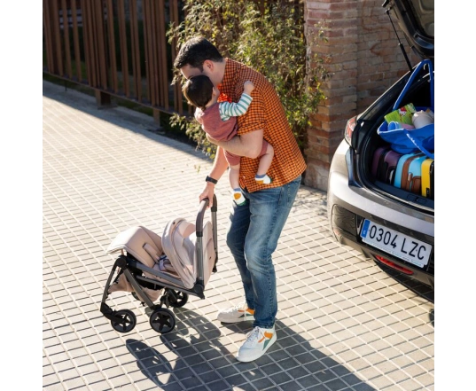 Cochecito silla + capazo Joolz Aer 2 Space black