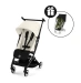 Silla de paseo Cybex Libelle BLK Canvas White + Burbuja de lluvia-22 Silla de paseo Cybex Libelle BLK Canvas White + Burbuja de lluvia