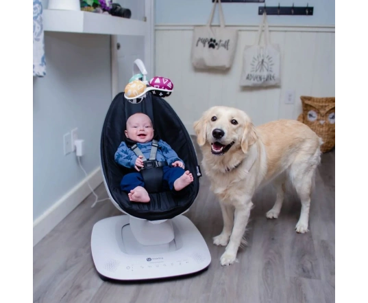 Шезлонг гойдалка 4MOMS MamaRoo 5.0 (WiFi) - Slate Blue