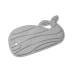 Alfombra Antideslizante Ballena Moby Skip Hop Gris