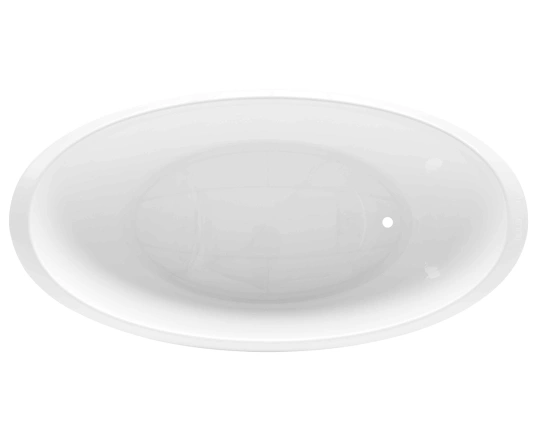 Bañera + soporte + desagüe + posicionador  LUMA Blanco
