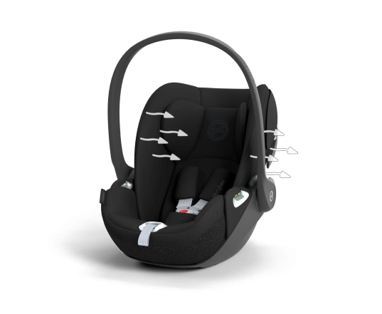 Автокрісло Cybex Cloud T-iSize Comfort 0-13кг - Sepia Black