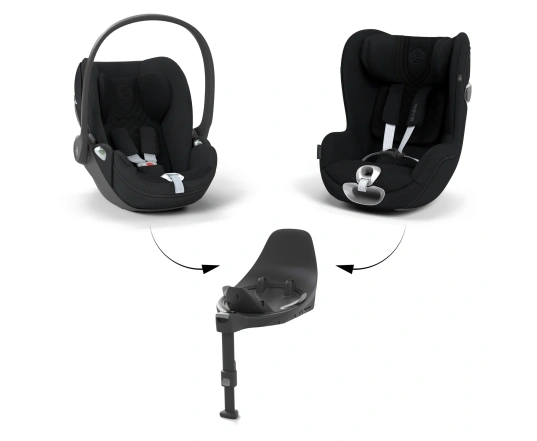 Автокрісло Cybex Cloud T-iSize Plus 0-13кг - Sepia Black