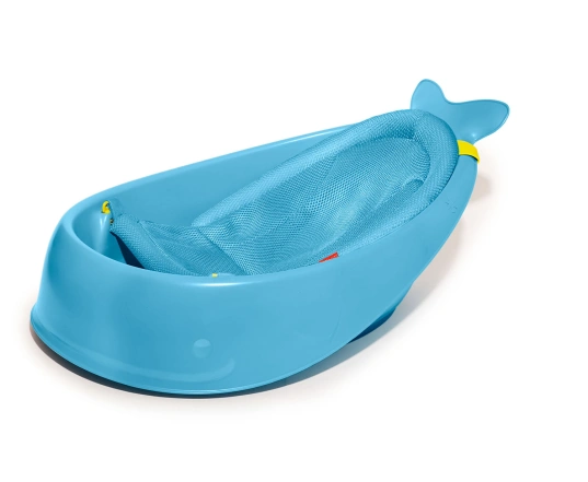 Bañera Smart Sling Ballena de 3 etapas Skip Hop - Azul