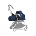 Cochecito completo Stokke YOYO³ + capazo, recambio textil y silla de coche BABYZEN - AF Blue Air France (Chasis Negro) | KIDSLINE-47 - imagen