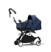 Універсальна коляска 2 в 1 з люлькою newborn shell Stokke YOYO³  Air france/Navy blue (шасі White)