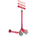 Patinete GLOBBER PRIMO PLUS LIGHTS, Rojo, 3+