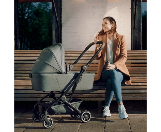 Коляска 2в1 Joolz Aer+ (люлька Delightful Grey+ сидіння Stone Grey)