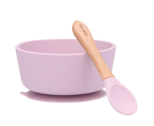Bol con Ventosa + Cuchara Tutete - Lilac