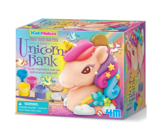 Kit de Manualidades Glitter Unicornio 4M