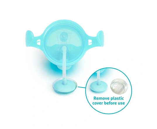 Taza de entrenamiento antigoteo con pajita y contrapeso Munchkin Tip & Sip - 200ml