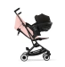 Прогулянкова коляска Cybex Libelle BLK Candy Pink