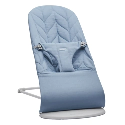 Крісло-шезлонг Bliss BabyBjörn (пелюстки) - Синій - зображення