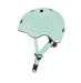 Casco GLOBBER EVO LIGHTS, verde pastel, 45-51cm