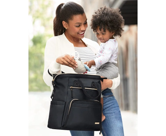 Main Frame Wide Open Backpack Mochila para pañales