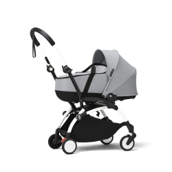 Cochecito silla + capazo newborn shell Stokke YOYO³ Stone (Chasis Blanko) - imagen