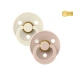 2 Chupetes BIBS Colour Round Blush/Ivory 0-6 M