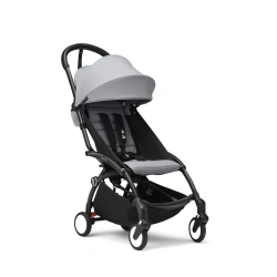 Прогулянкова коляска Stokke YOYO³ з 6 місяців Stone  (шасі Black) - зображення