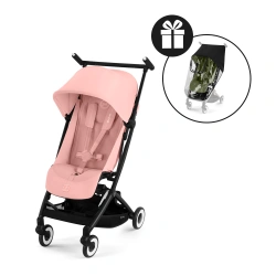 Silla de paseo Cybex Libelle BLK Candy Pink + Burbuja de lluvia - imagen