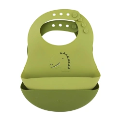 Silicona babero 2-pack Trixie - Mr. Dino - imagen