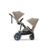 Універсальна коляска 2 в 1 Cybex e-Gazelle S - TPE Almond Beige
