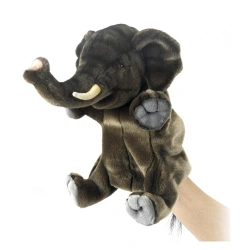 Marioneta Elefant HANSA 33cm - imagen